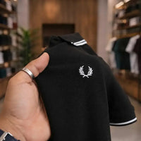 Men's Premium Tipped Collar Polo Shirt – Classic Freed Perry
