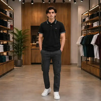 Classic Men Black Shirt