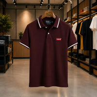 Men's Premium Burgundy Polo Shirt