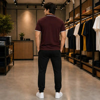 Men's Premium Burgundy Polo Shirt
