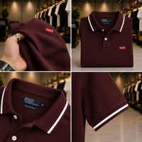 Men's Premium Burgundy Polo Shirt