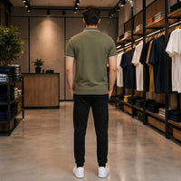 Men's Classic Olive Green Polo Shirt