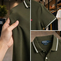 Men's Classic Olive Green Polo Shirt