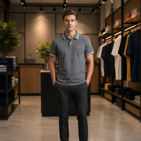 Men's Classic Grey Polo Shirt