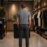 Men's Classic Grey Polo Shirt