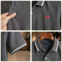 Men's Classic Grey Polo Shirt