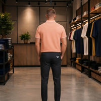 Men's Classic Peach Polo Shirt