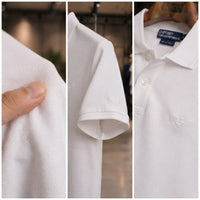 Men's Premium White Cotton Polo Shirt